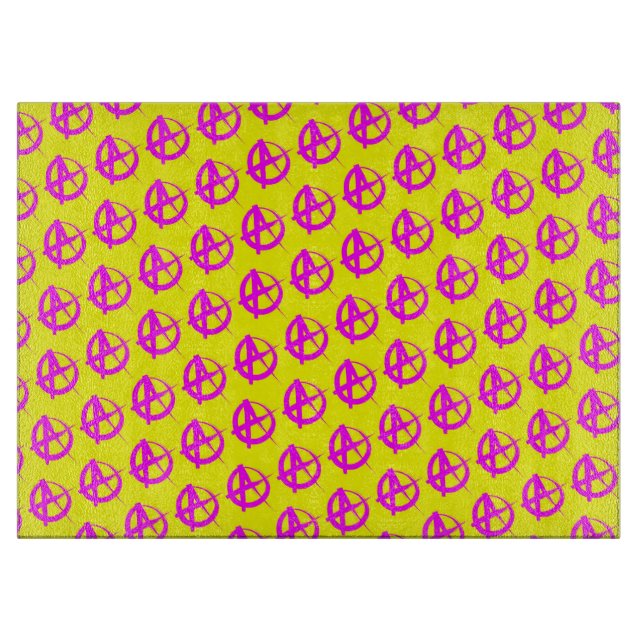 Anarchy Pattern Cutting Board (Front)