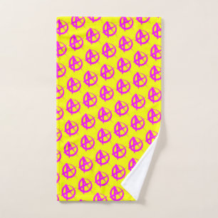 Anarchy Pattern Hand Towel