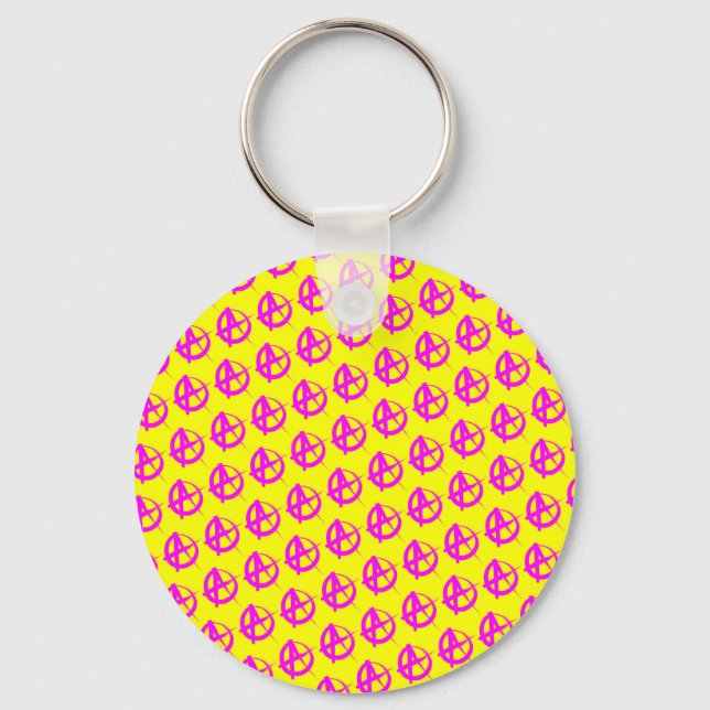 Anarchy Pattern Key Ring (Front)