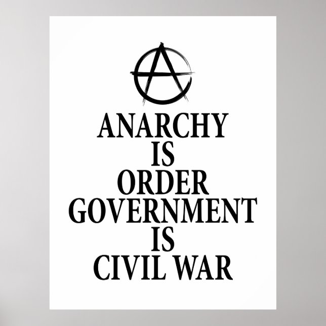 Anarchy quote poster (Front)
