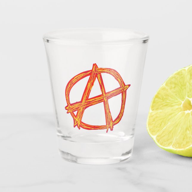 Anarchy Shot Glass (Front)