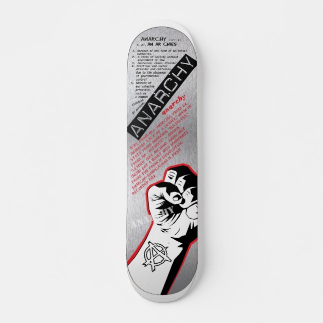 Anarchy skateboard definition (Front)