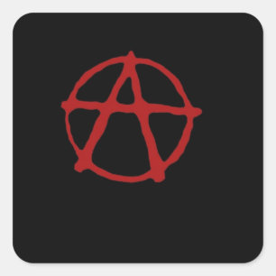 Anarchy. Square Sticker