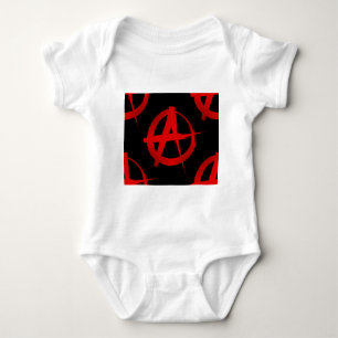 Anarchy symbol baby bodysuit