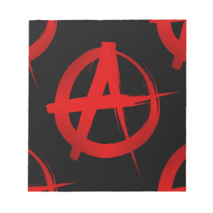 Anarchy symbol notepad