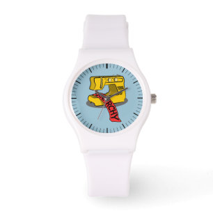 Anarchy Yellow Sewing Machine Watch