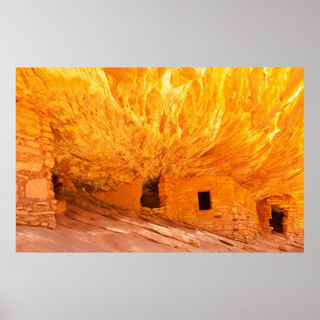 Anasazi Indian Ruins Poster (Front)