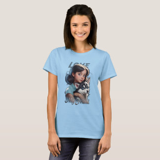 Anastasia and The Siberian Husky T-Shirt
