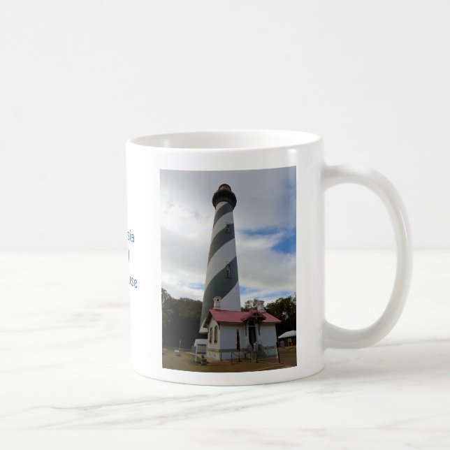 Anastasia Island Lighthouse Coffee Mug (Right)