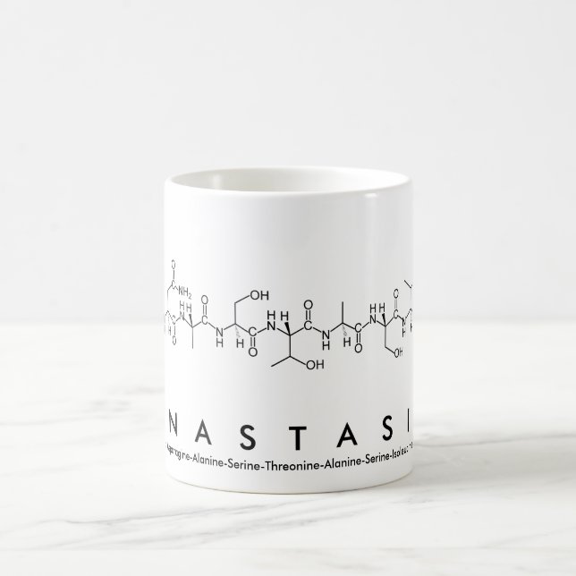 Anastasia peptide name mug (Center)