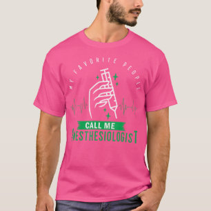 Anasthesist Narcosis Doctor Crna T-Shirt