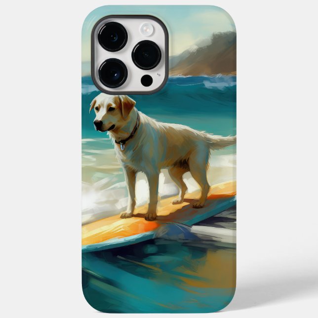 Anatolian Shepherd Beach Surfing Painting  Case-Mate iPhone Case (Back)