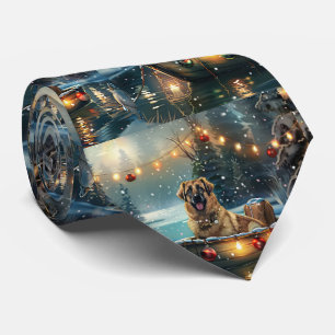 Anatolian Shepherd Christmas Festive Voyage Tie