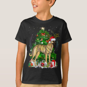 Anatolian Shepherd Christmas Tree Light Pajama Dog T-Shirt