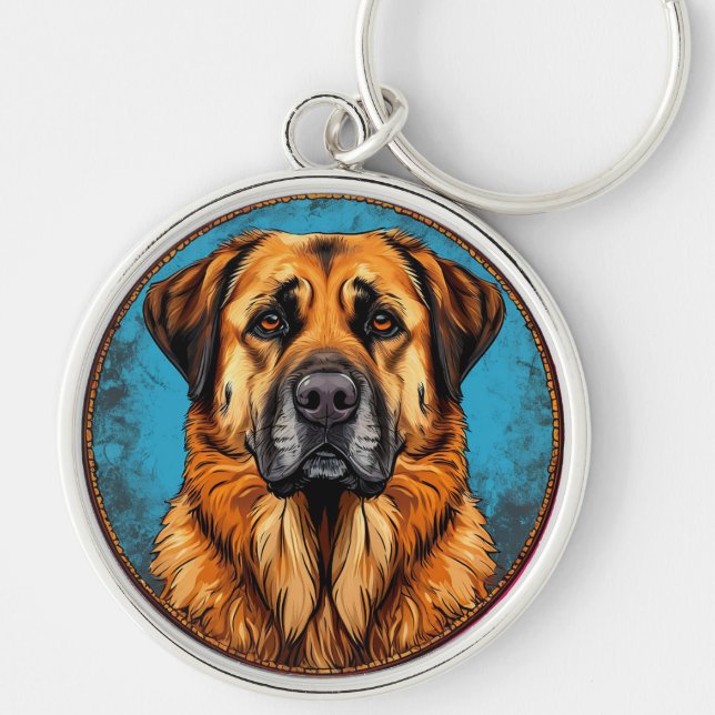 🐶 Anatolian Shepherd Dog For Everyday Carry 🐶 Key Ring (Front)