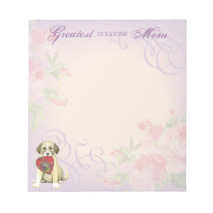Anatolian Shepherd Dog Heart Mom Notepad