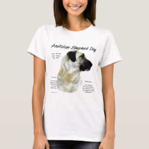 Anatolian Shepherd Dog History Design T-Shirt