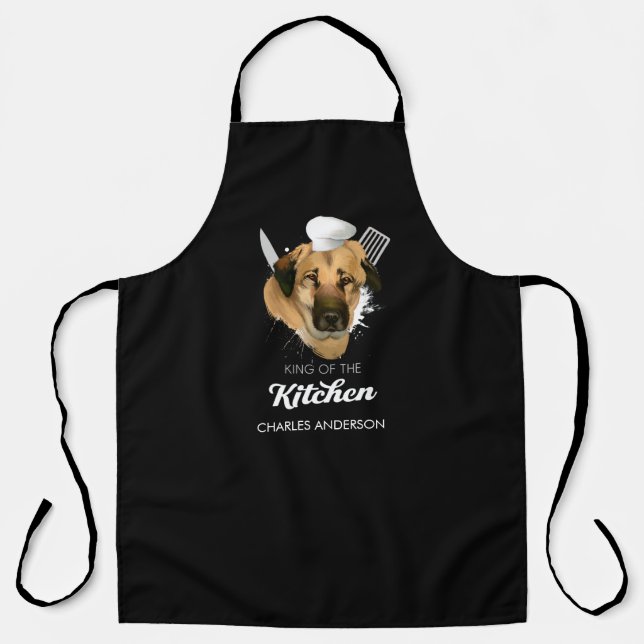 Anatolian Shepherd Dog King of the Kitchen Cooking Apron (Front)