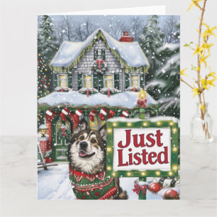 Anatolian Shepherd Festive Realtor Christmas Card