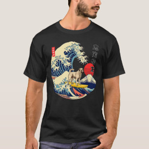 Anatolian Shepherd Japanese Kanagawa Wave Surf Loy T-Shirt