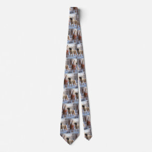 Anatolian Shepherd Let It Snow Christmas  Tie