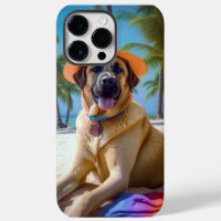 Anatolian Shepherd on Beach, dog lover summer gift
