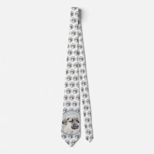 Anatolian Shepherd Painting - Original Dog Art Tie