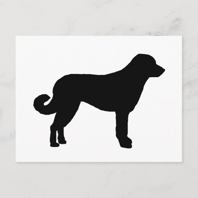 Anatolian Shepherd silo black.png Postcard (Front)