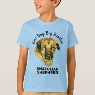 Anatolian Shepherd watercolor best big brother  T-Shirt