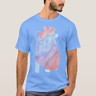Anatomic Watercolor Hearts T-Shirt