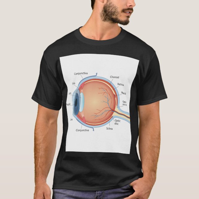 Anatomical diagram of eye T-Shirt (Front)