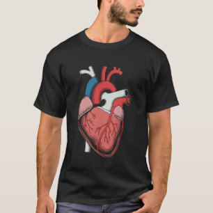 Anatomical Heart Cardiology Medical Cardiac Nurse T-Shirt