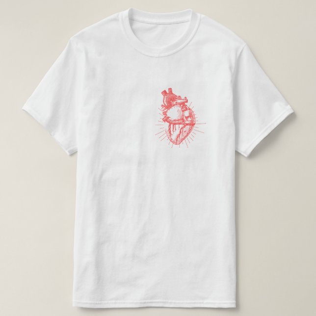 Anatomical Heart T-Shirt (Design Front)