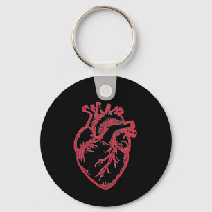Anatomical Heart Valentine Shirt Key Ring