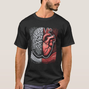 Anatomical Heart Vs Brain Medicine Anatomy Science T-Shirt