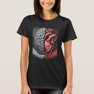 Anatomical Heart Vs Brain Medicine Anatomy Science T-Shirt
