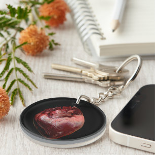 Anatomical Human Heart Acrylic Key Ring