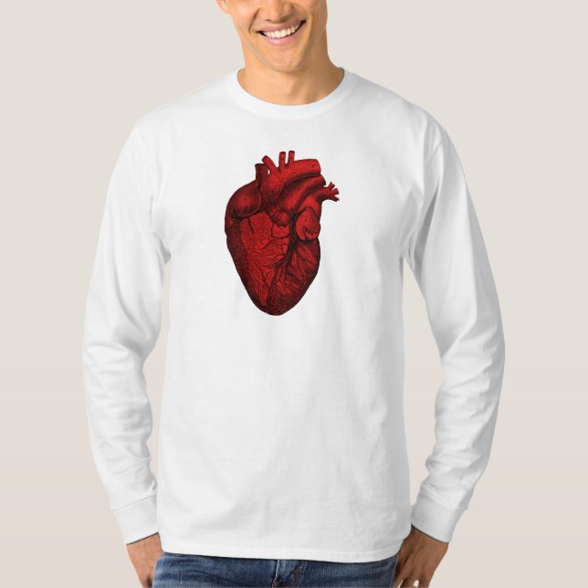 Anatomical Human Heart T-Shirt (Front)