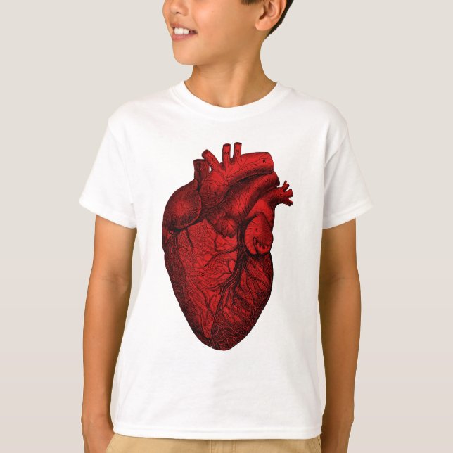 Anatomical Human Heart T-Shirt (Front)