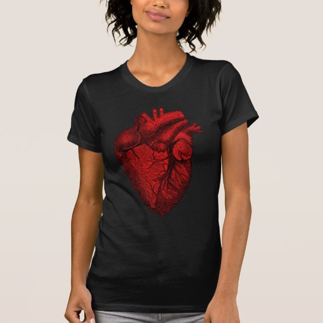 Anatomical Human Heart T-Shirt (Front)