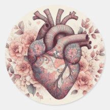 Anatomical Love: A Blooming Human Heart