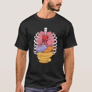 AnatomiCat Human Anatomy X-Ray Cat Lover I Love Ca T-Shirt