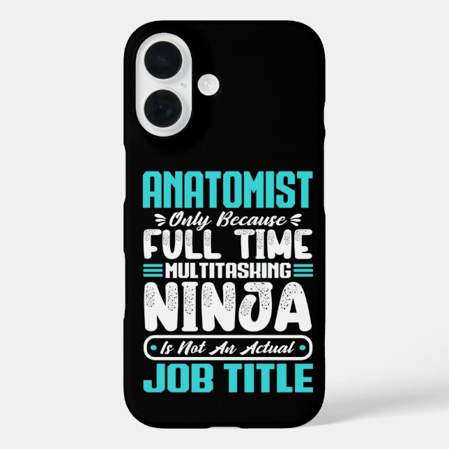 Anatomist Job Title Profession Anatomy Physiology  Case-Mate iPhone Case (Back)