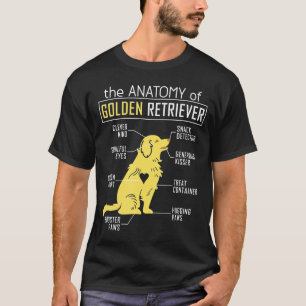 Anatomy Golden Retriever T-Shirt