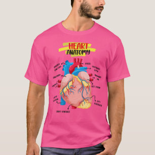 Anatomy Human Heart Cardiologists Doctor Anatomica T-Shirt