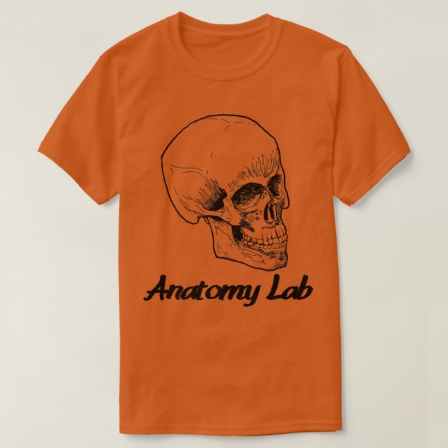 Anatomy Lab Skull Ecorche Science Anatomical Medic T-Shirt (Design Front)