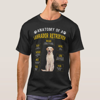 Anatomy Labrador Retriever  For Women Men T-Shirt