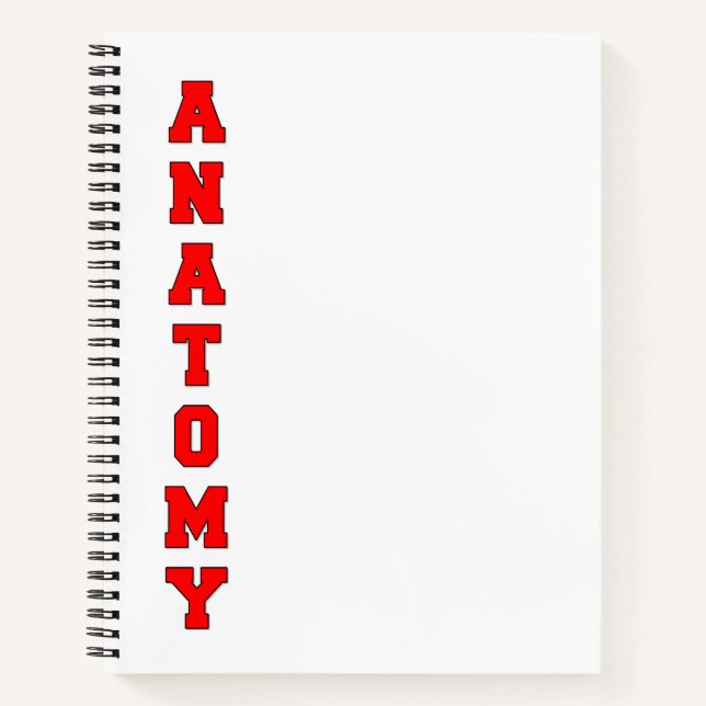 Anatomy Notebook (Front)