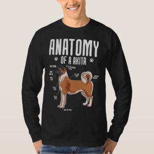 Anatomy Of A Akita T-Shirt