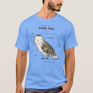 Anatomy of a Barn Owl T-Shirt